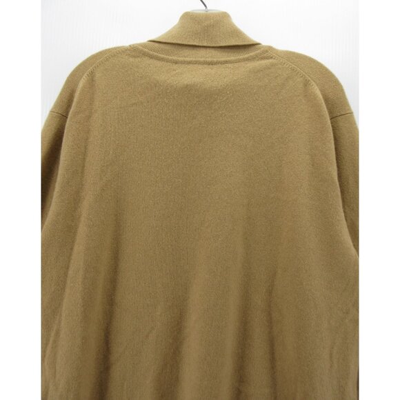 VINTAGE Lands End Sweater Large Cashmere Turtleneck Pullover Classic * - Picture 8 of 11